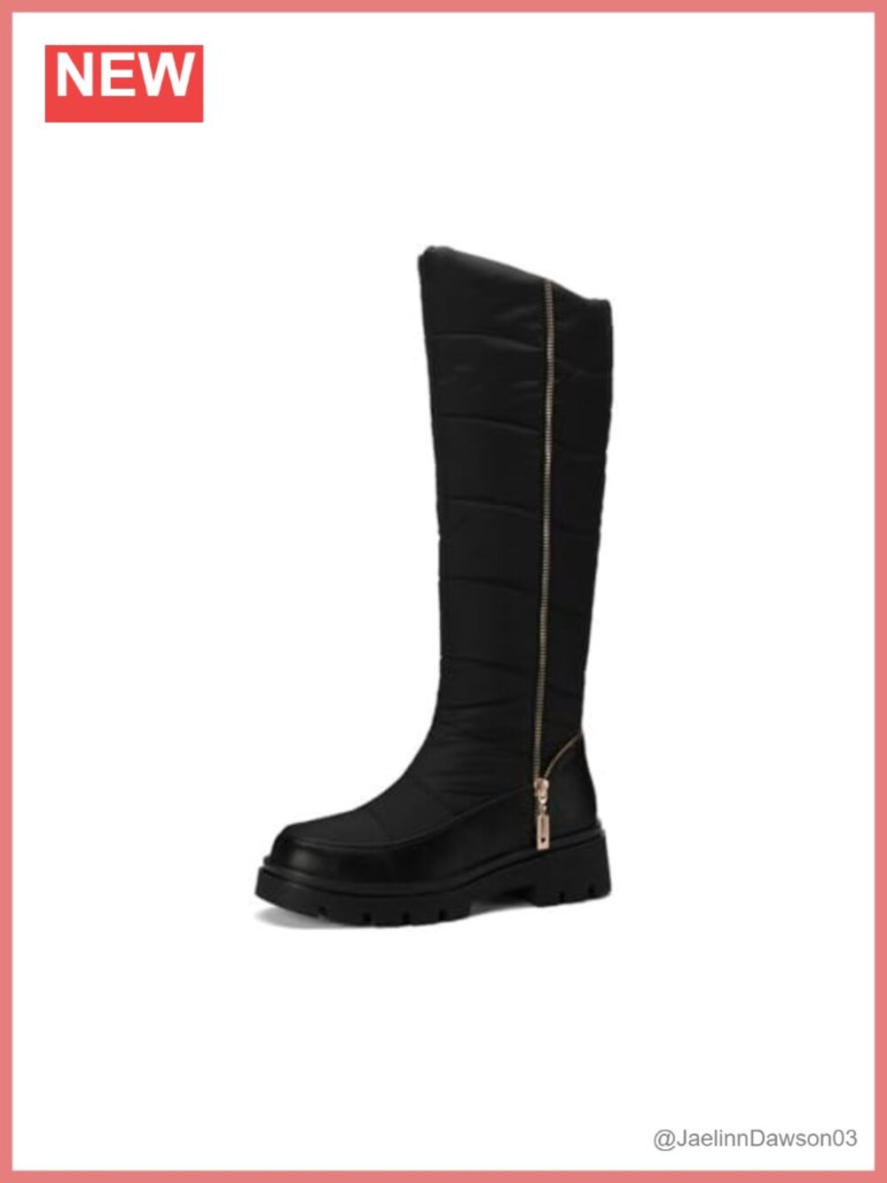 Women's Knee-High Snow Boots Waterproof Plush Lined Non-Slip Winter
